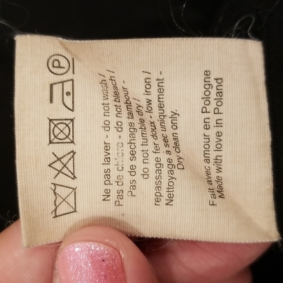 💕SEZANE💕 100% Silk Button Down Shirt Dress ~ Black Floral Print XS - Picture 14 of 14